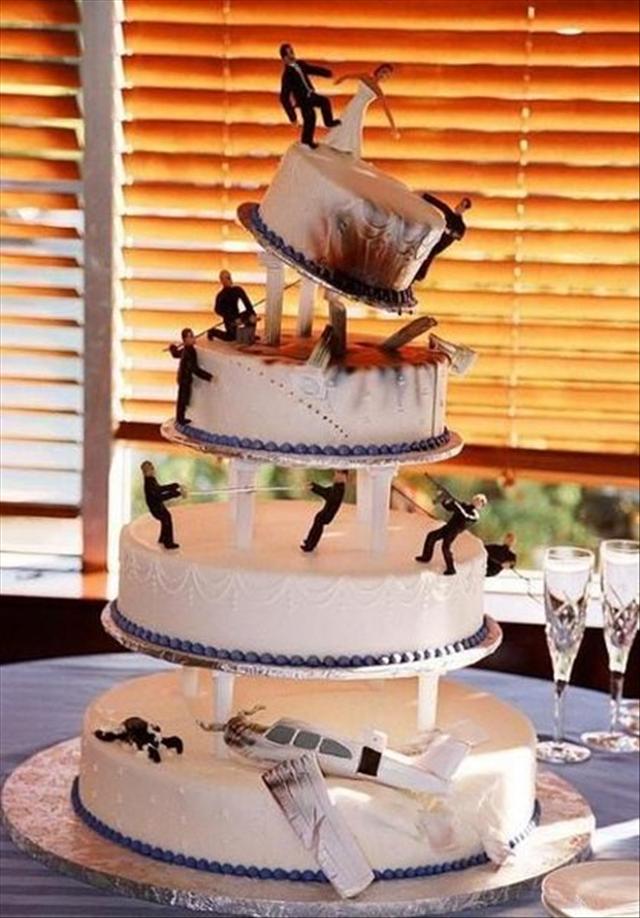8 самых необычных свадебных тортов