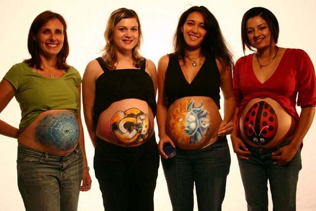 Боди-арт для беременных